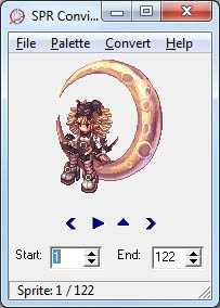 Sprite in SPR Conview